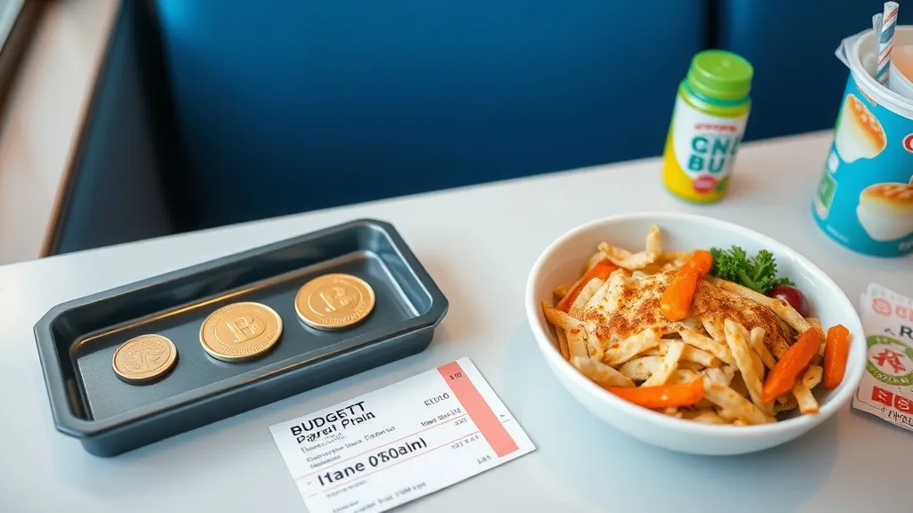 Tickets de train, pièces japonaises et repas simple sur une table pour préparer un voyage au Japon moins cher